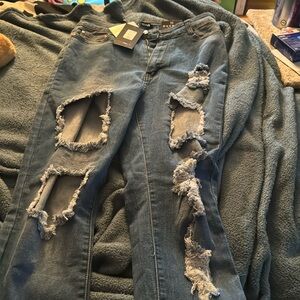 Fashion Nova Ripped Jeans